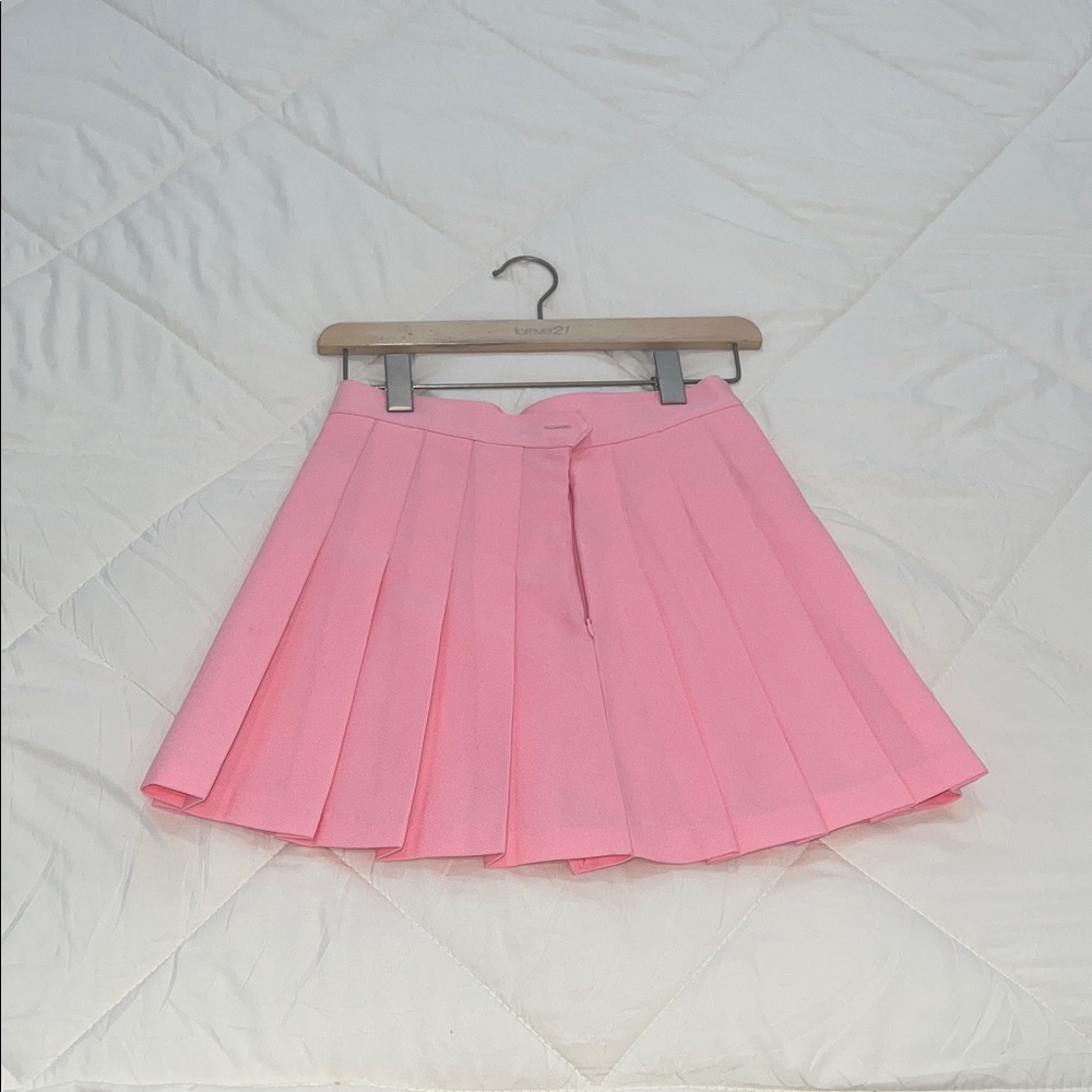American Apparel Vibrant Pink Skater Skirt